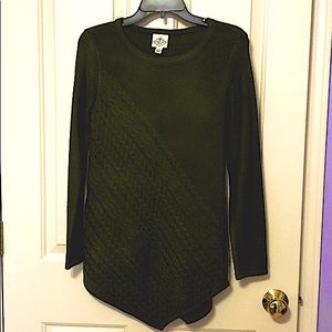 Green St. John’s Bay sweater tunic